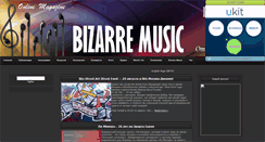 Desktop Screenshot of bizarre-music.net